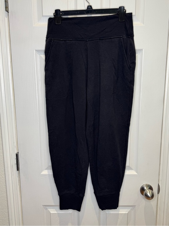 Athleta Pants - Athleta Women's Medium Petite Pull On Jogger Sweatpants Charcoal Grey Black